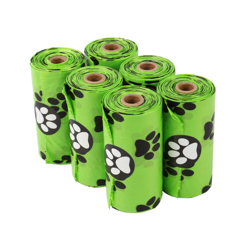 Dog poop bags for convenient cleanup