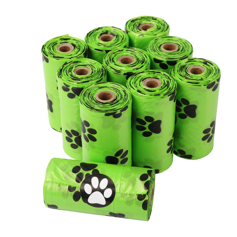 Dog poop bags for convenient cleanup