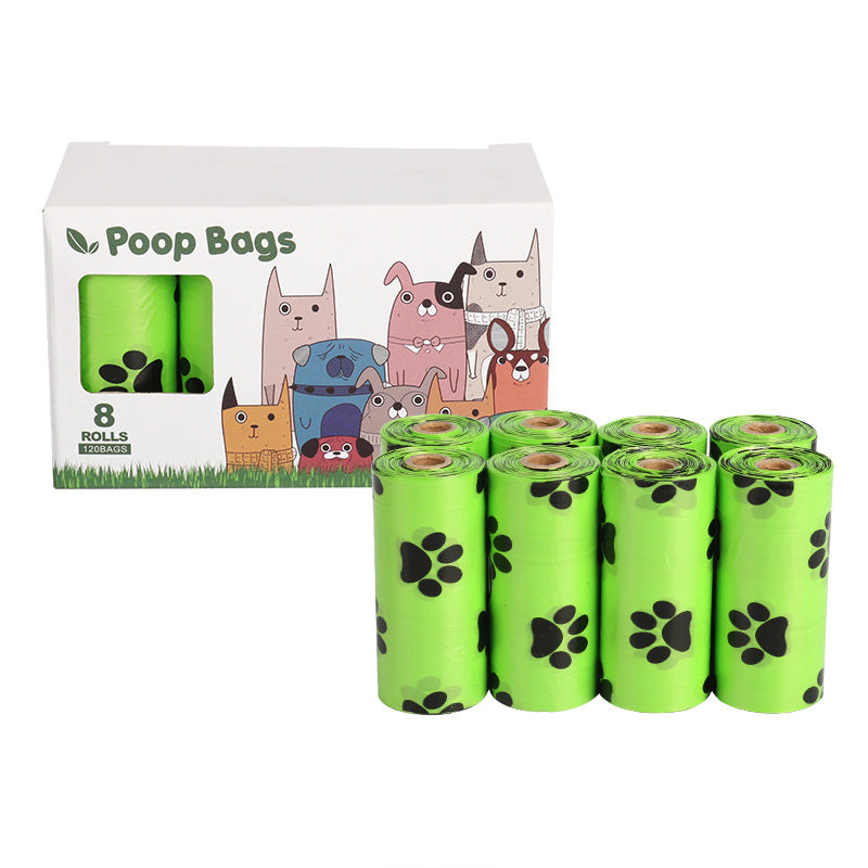 Dog poop bags for pet waste cleanup
