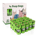 Dog poop bags for convenient cleanup