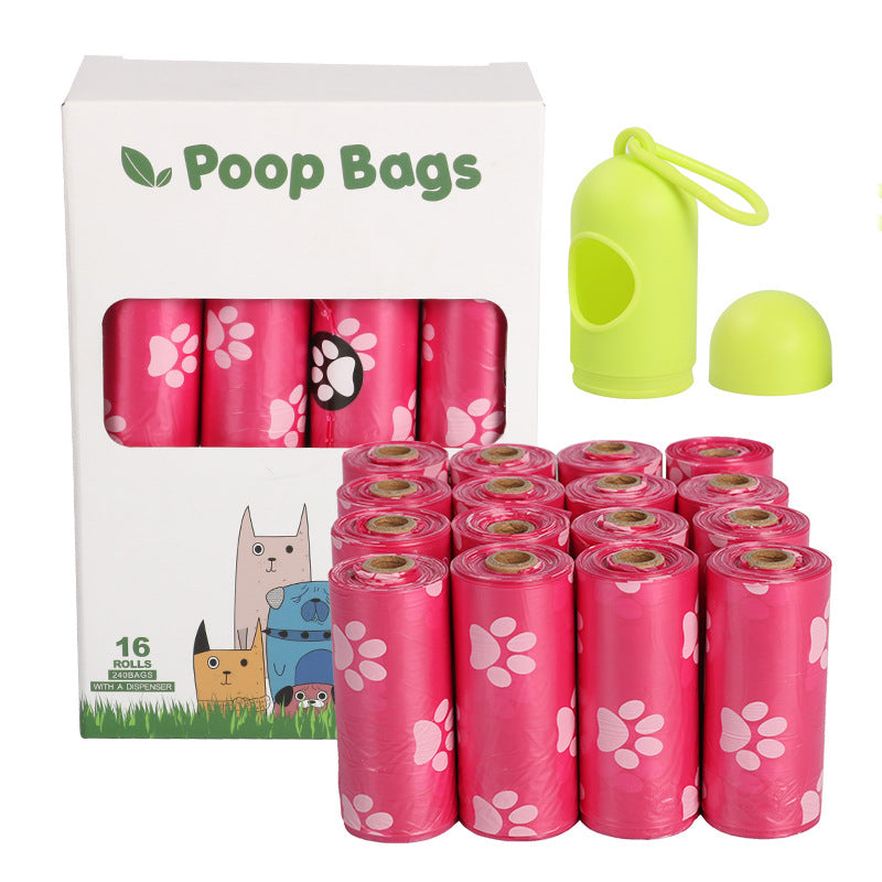Dog poop bags portable pet waste bags
