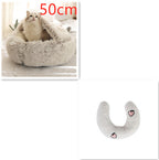 Plush dog bed for winter use