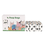 Dog poop bags for outdoor use
