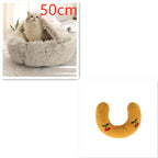 Plush dog bed for winter use