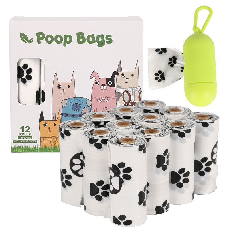 Dog poop bags for outdoor use