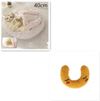 Plush dog bed cozy sleeping area