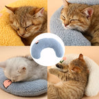 U-shaped pet pillow for cats