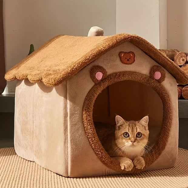 Foldable Cozy Pet Cave