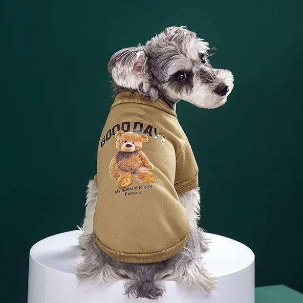 Cute Bear Dog Sweatshirt