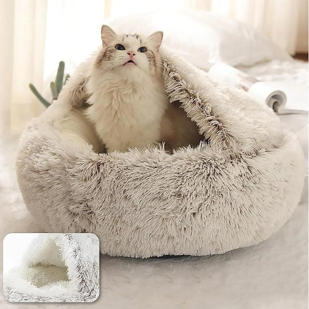 2-in-1 Plush Pet Cave