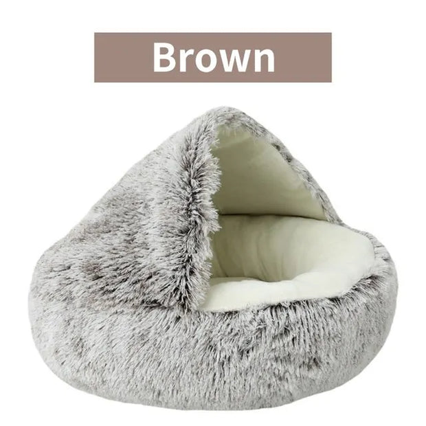 2-in-1 Plush Pet Cave