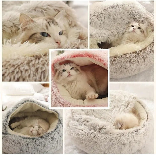 2-in-1 Plush Pet Cave