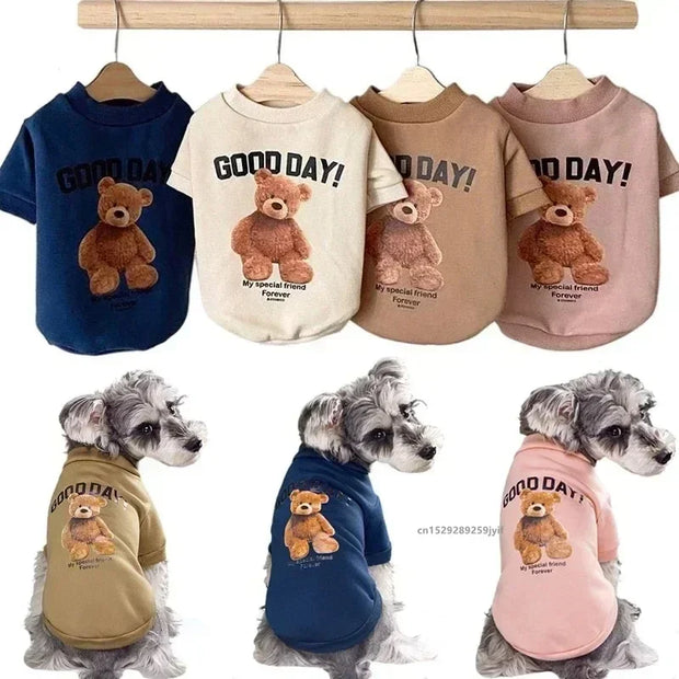 Cute Bear Dog Sweatshirt