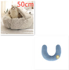 Plush dog bed for winter use