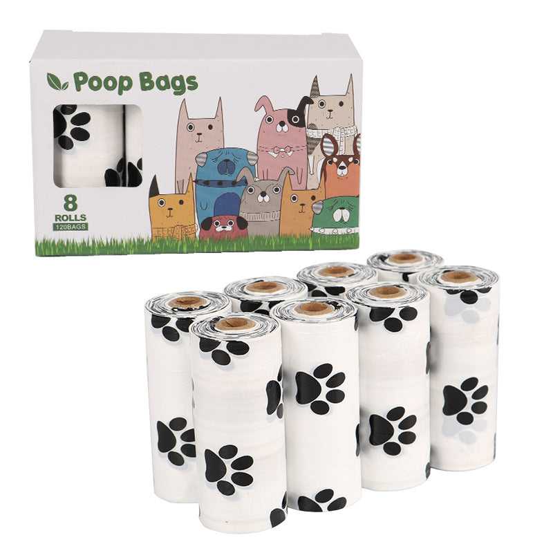 Dog poop bags for outdoor use