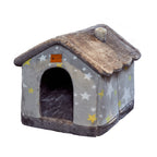 Enclosed dog bed for dogs and cats