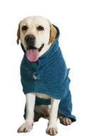 Absorbent Pet Bathrobe With Waist-wrapped Microfiber